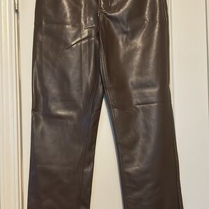 Abercrombie & Fitch Brown Straight Leg Pants